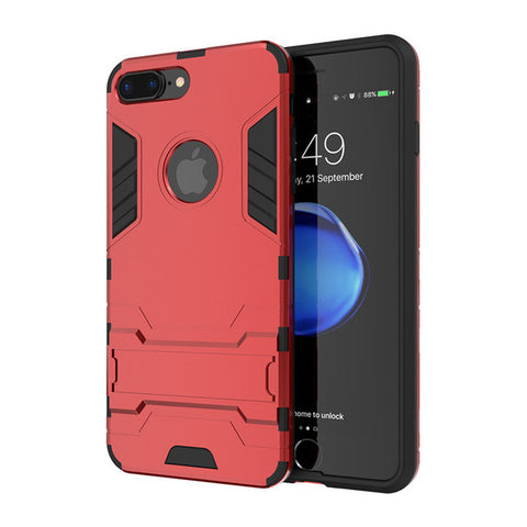 Slim Heavy Duty Armor iPhone Case with Kickstand - Slim Dual Layer Protection