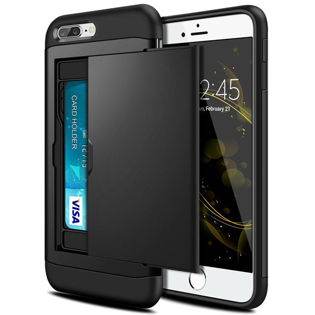 iPhone Hybrid Case with Card Holder