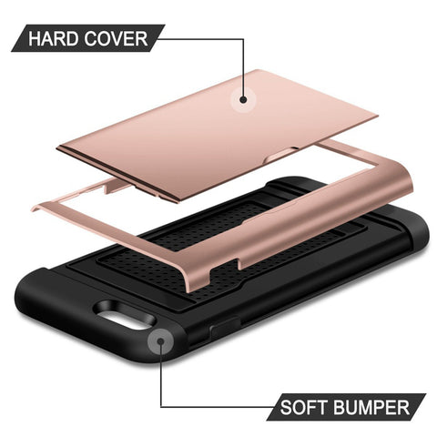 iPhone Hybrid Case with Card Holder