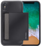Neutron iPhone X/XS Shockproof Case with Card Holder - Protective Credit Card Wallet Slot