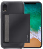 Neutron iPhone XR Shockproof Case with Card Holder - Protective Credit Card Wallet Slot