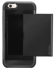 Neutron iPhone Shockproof Case with Card Holder - Protective Credit Card Wallet Slot