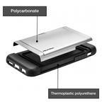 Neutron iPhone Shockproof Case with Card Holder - Protective Credit Card Wallet Slot