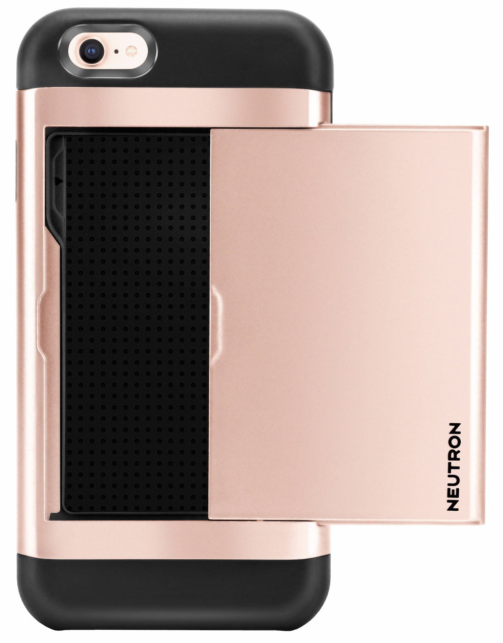 Neutron iPhone Shockproof Case with Card Holder - Protective Credit Card Wallet Slot