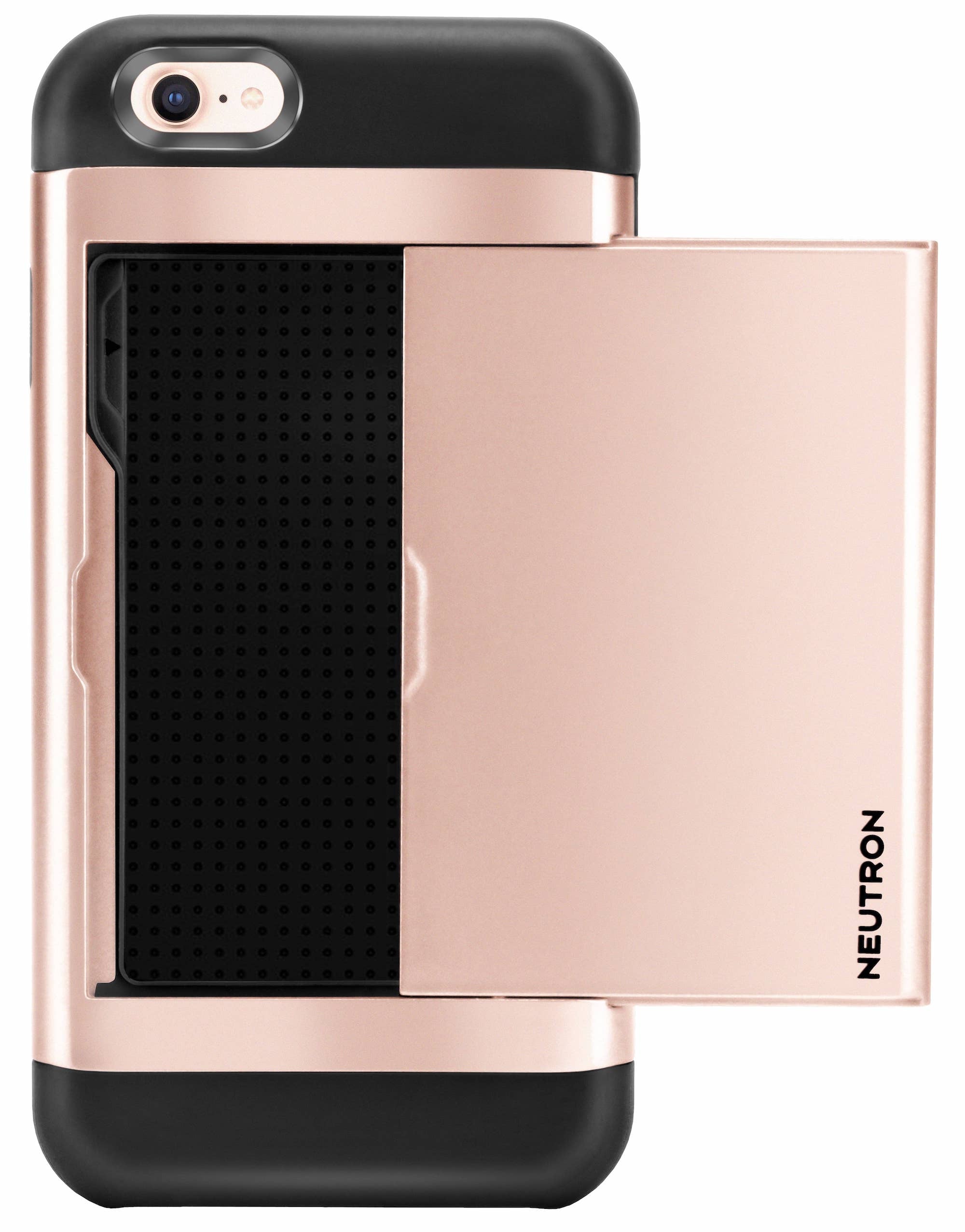 Neutron iPhone Shockproof Case with Card Holder - Protective Credit Card Wallet Slot