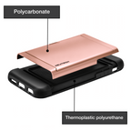 Neutron iPhone 5/5s Shockproof Case with Card Holder - Protective Credit Card Wallet Slot