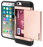 Neutron iPhone Shockproof Case with Card Holder - Protective Credit Card Wallet Slot