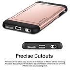 Neutron iPhone Shockproof Case with Card Holder - Protective Credit Card Wallet Slot