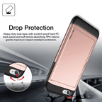 Neutron iPhone Shockproof Case with Card Holder - Protective Credit Card Wallet Slot