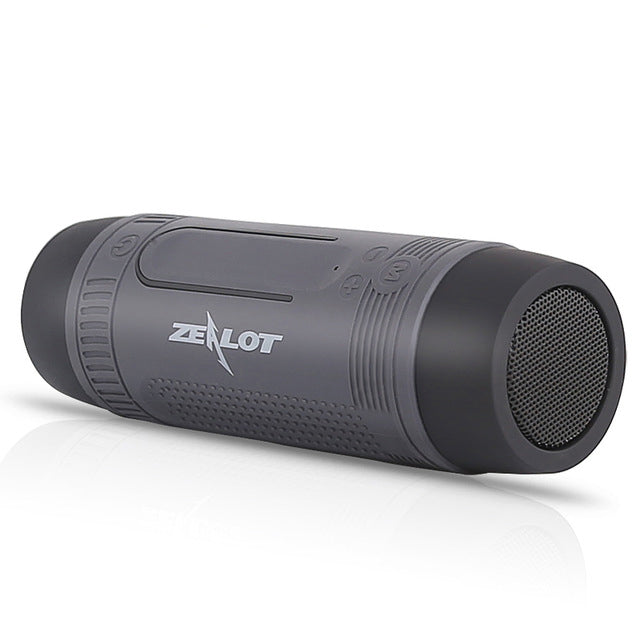 Zealot S1 3 in 1 Flashlight Bluetooth Speaker Power Bank + Bike Mount and Carabiner