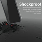 Neutron iPhone XR Shockproof Case with Card Holder - Protective Credit Card Wallet Slot