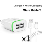 4 Ports USB Charger Adapter