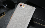 iPhone Denim Wallet Case with Card Slots