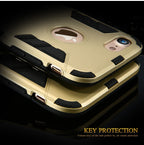 Slim Heavy Duty Armor iPhone Case with Kickstand - Slim Dual Layer Protection