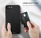 CrossHatch Modern iPhone Case with Card Slot