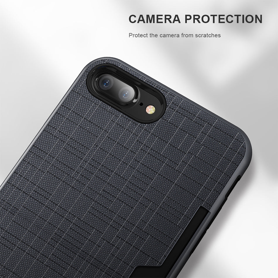 CrossHatch Modern iPhone Case with Card Slot