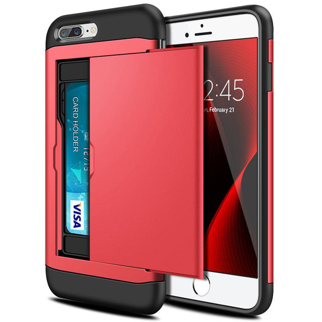 iPhone Hybrid Case with Card Holder