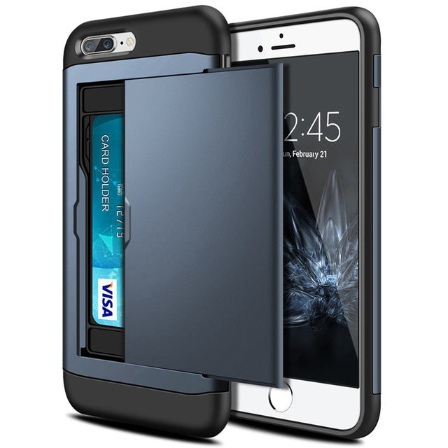 iPhone Hybrid Case with Card Holder