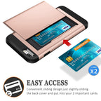 iPhone Hybrid Case with Card Holder