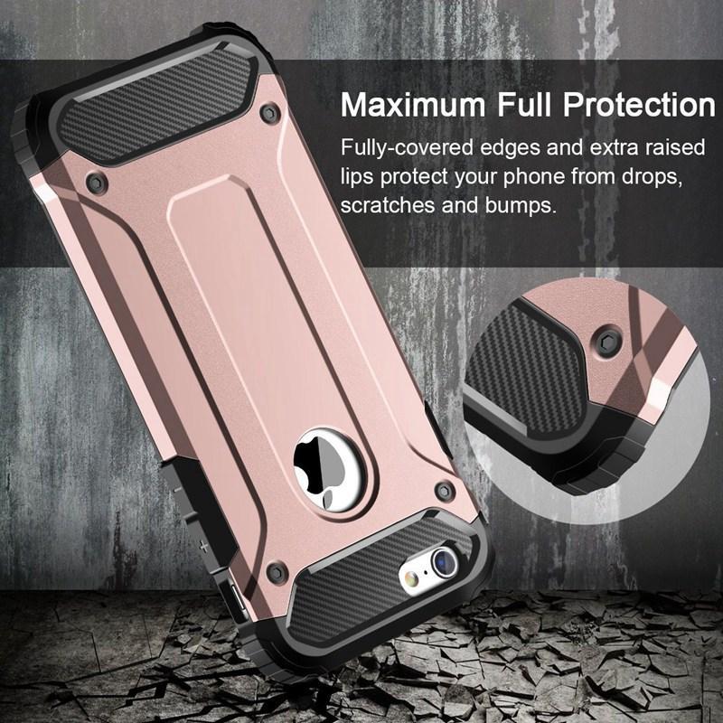 Heavy Duty Shockproof Armor Impact Protection Case for iPhone 5,6,7,8,X