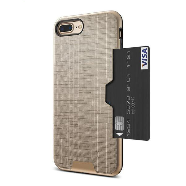 CrossHatch Modern iPhone Case with Card Slot