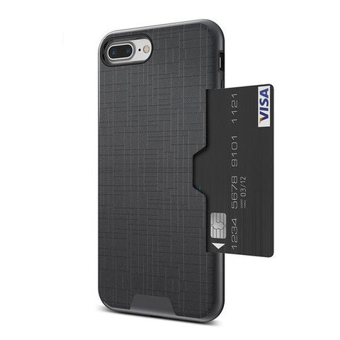 CrossHatch Modern iPhone Case with Card Slot