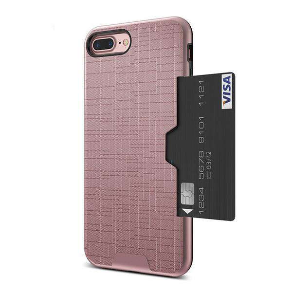 CrossHatch Modern iPhone Case with Card Slot