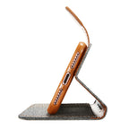 iPhone Denim Wallet Case with Card Slots