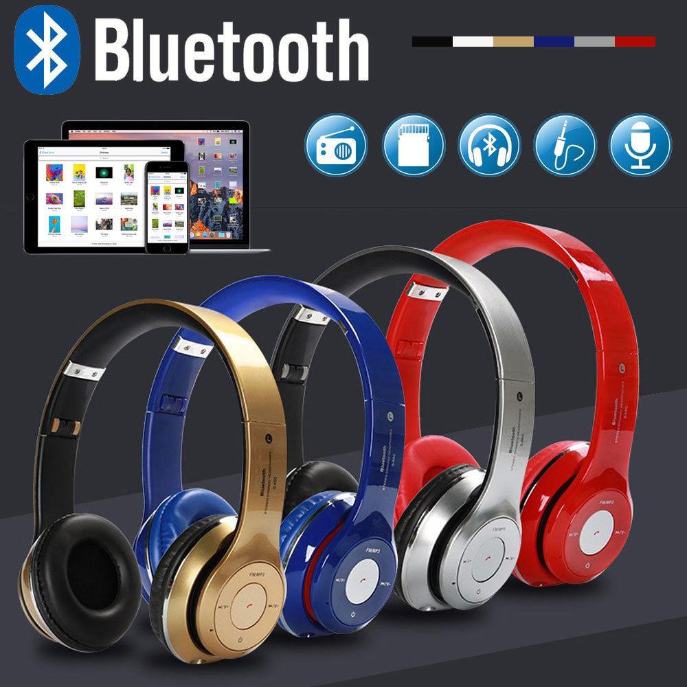Wireless Noise-Canceling Headphones - Bluetooth On Ear Headset