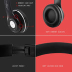 Wireless Noise-Canceling Headphones - Bluetooth On Ear Headset