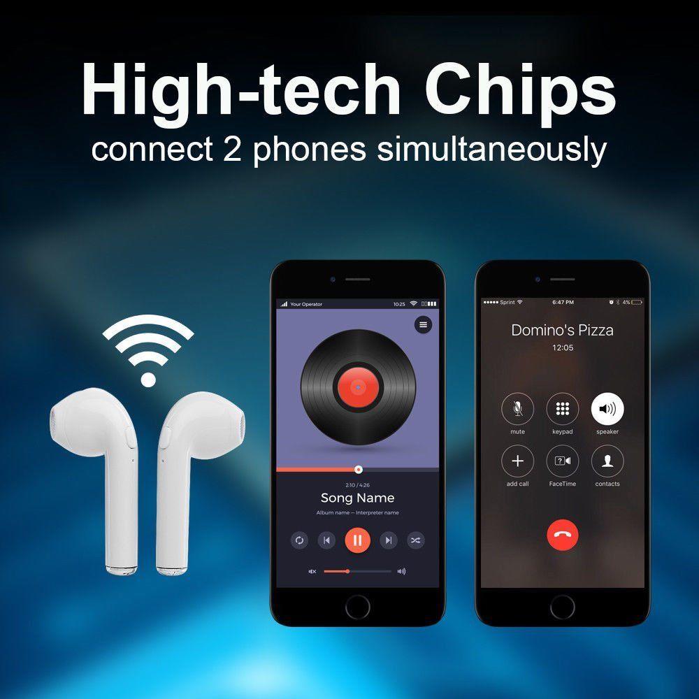 Bluetooth Wireless Earphones / Earbuds For Apple iPhone with Charging Case