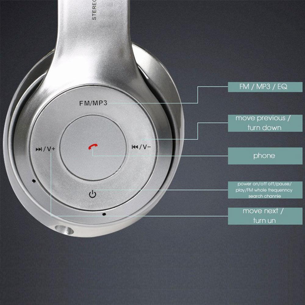 Wireless Noise-Canceling Headphones - Bluetooth On Ear Headset