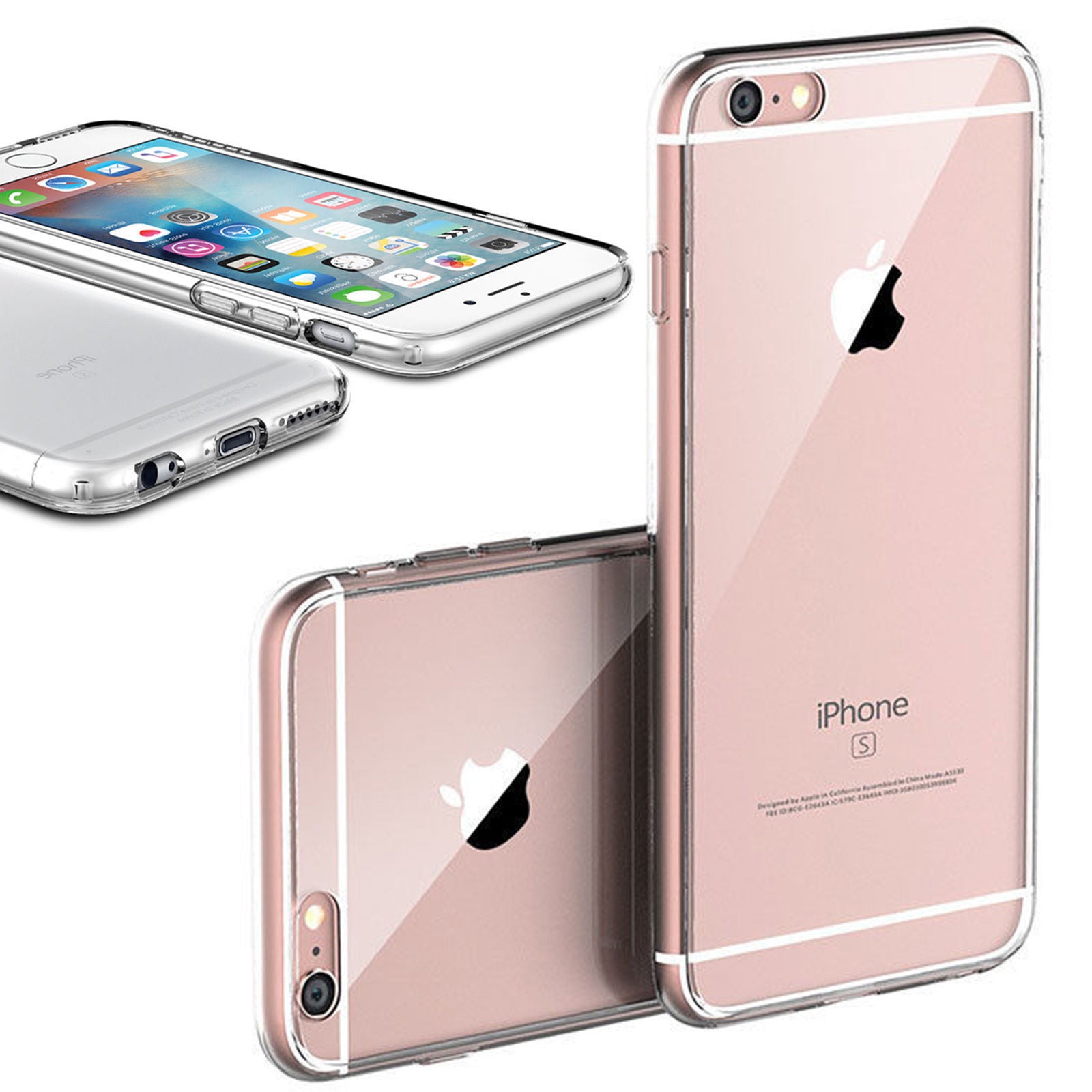 iPhone 6,7,8 Clear Transparent Silicone Case